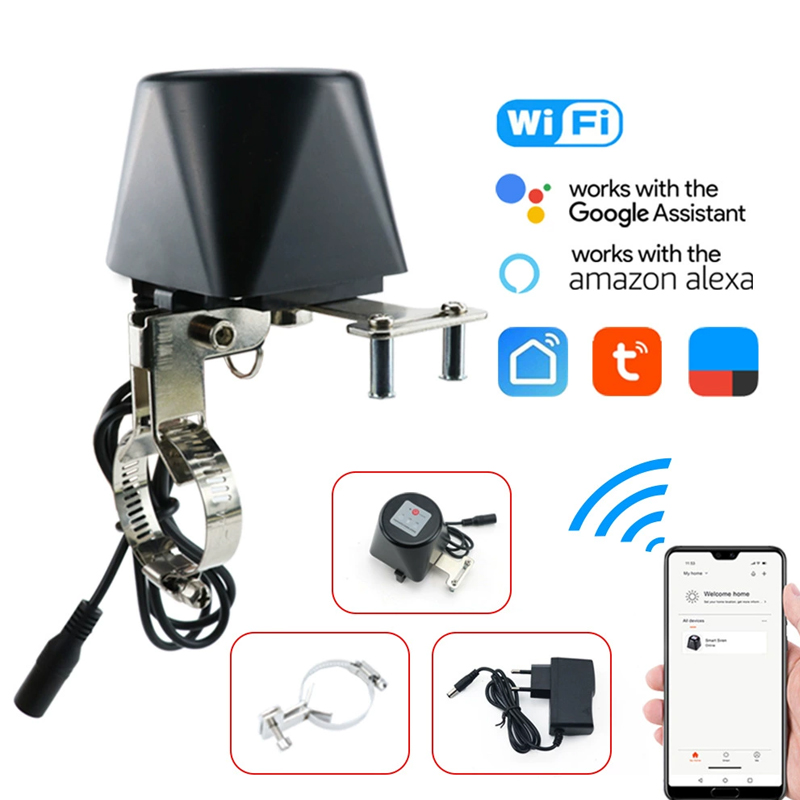 Smart Garden Water - Valvola del Gas Intelligente Tuya WIFI,