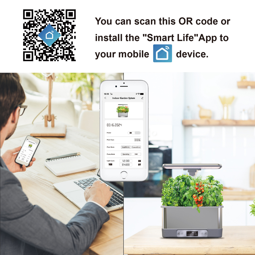 Tuya WiFi Sistema di coltivazi - Smart Garden Nursery recensione e prezzo