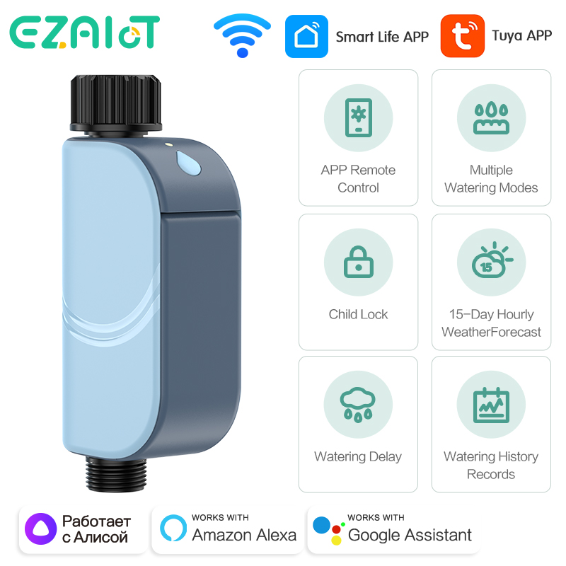 Smart Tuya WIFI timer per irri - Smart Garden Nursery recensione e prezzo