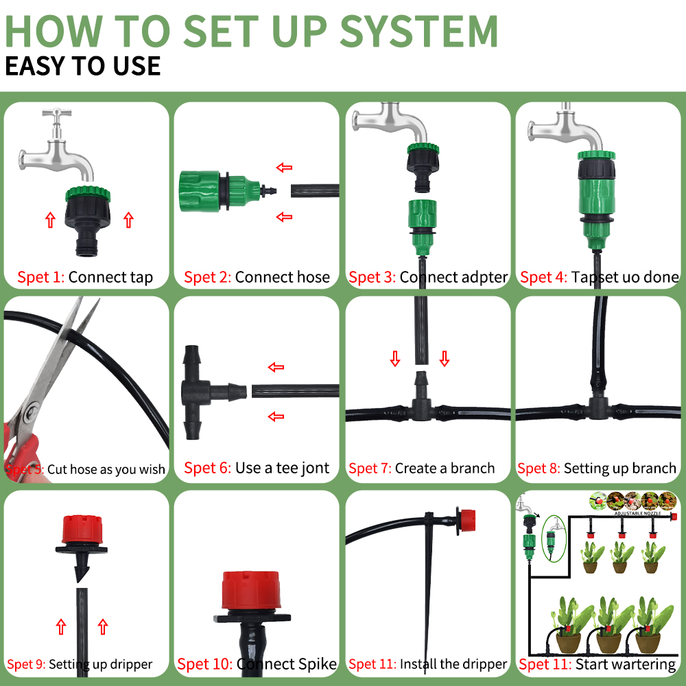Micro sistema di irrigazione a - Smart Garden Hose recensione e prezzo